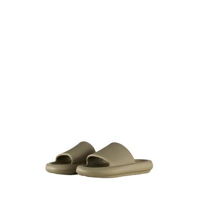 TOM TAILOR Herren Slides mit Plateau, grün, Uni, Gr. 40