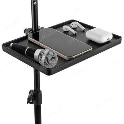 Universal Microphone Stand Tray High Quality Plastic Recording Sound Card Tray Live Streaming Music
