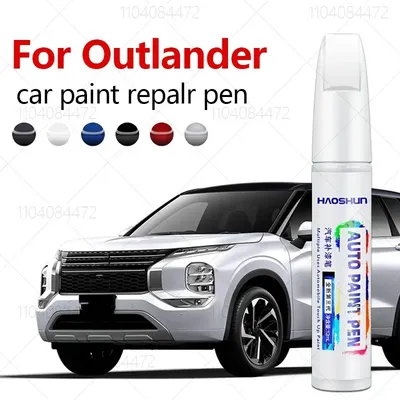 For Mitsubishi Outlander 2001-2025 CU CW0 GF0 GG0 Paint Repair Pen Touch Up Scratch Remover DIY Auto