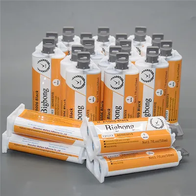 1/2/5/10/20pcs 50ml Epoxy Resin Black AB Glue 1:1 Two-Component Structural Adhesive for 50ml
