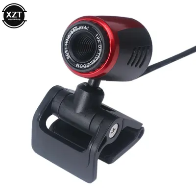 Usb Drive-free Hd Computer Camera 360-degree Rotating Clip Desktop Notebook with Microphone Video