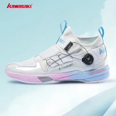 Kawasaki King Series 2.0 Professional Badminton Shoes For Men Women Anti-Twist Sports Original Men's