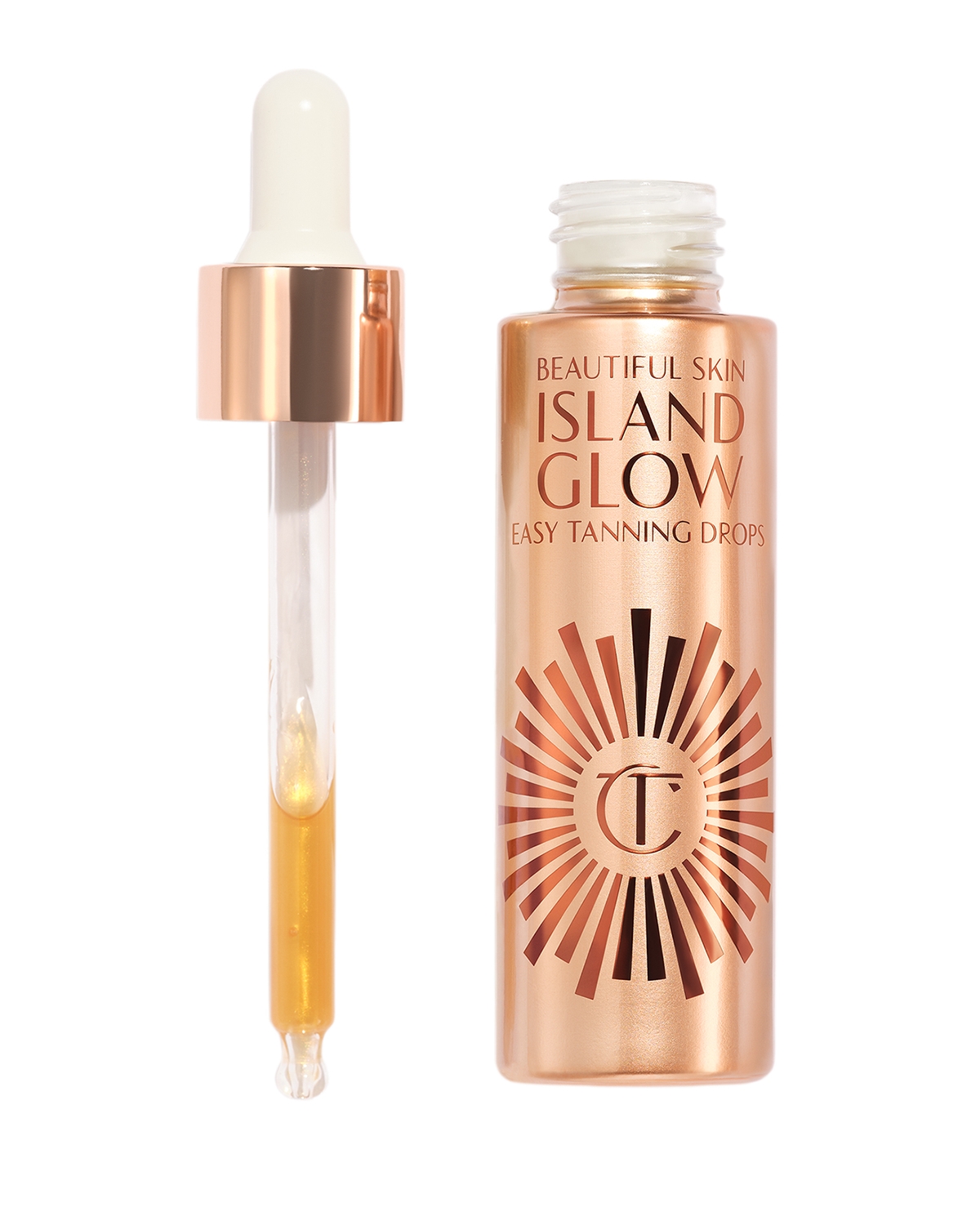 Charlotte Tilbury Beautiful Skin Island Glow Easy Tanning Drops - Light/Medium