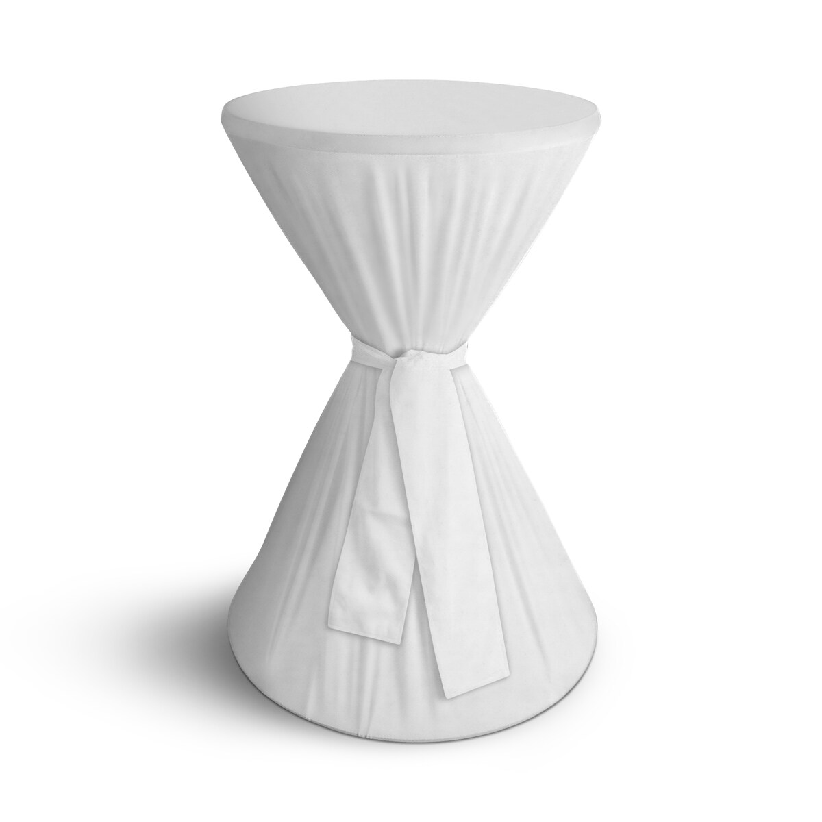 Bestlivings Bistro Stehtischhusse Ø62cm x 145 cm ( Weiß ) Image