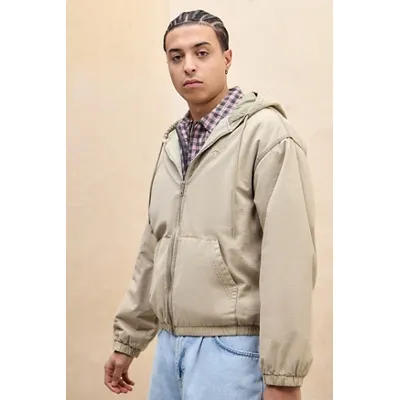 Temp Surf Co UO Exclusive Ripstop Parka Jacket - Ivory S at Urban Outfitters