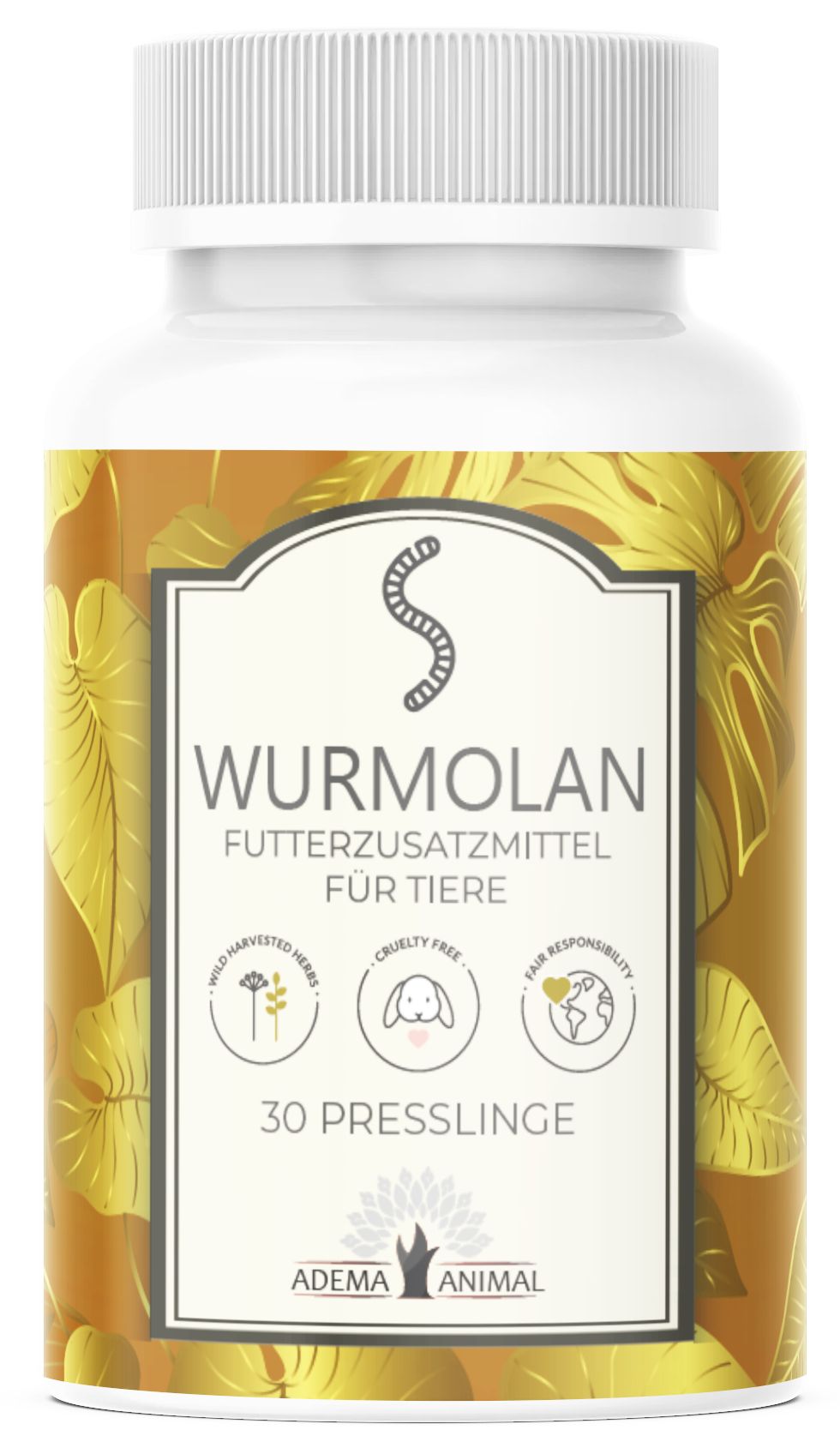 Adema Animal® Wurmolan pellet per animali | Rimedio contro i vermi 30