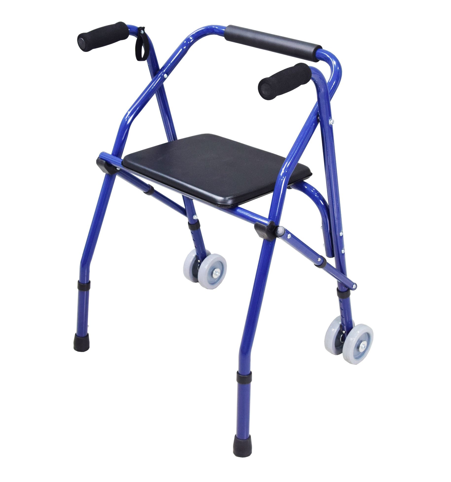 Rollator per riabilitazione con sedile a due ruote Pharmedis 1 St