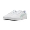 Sneaker PUMA "COURT LALLY", Gr. 38,5, puma weiß, peaceful blau, Synthetik, sportlich, Schuhe
