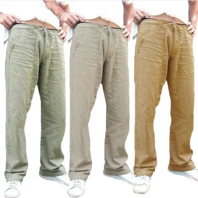 Männer Halloween Mittelalter Renaissance Pirat Reiter Cosplay Kostüm Lose Hosen Schwarz Braun Navigator Bein Verband Hose Image