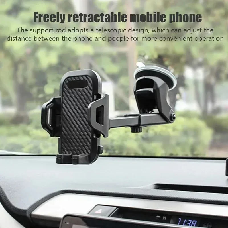 Sauger Autotelefon halter Halterung Ständer Saugnapf Smartphone Handy Handy Unterstützung in Auto Halterung für iPhone Xiaomi Huawei Samsung Image