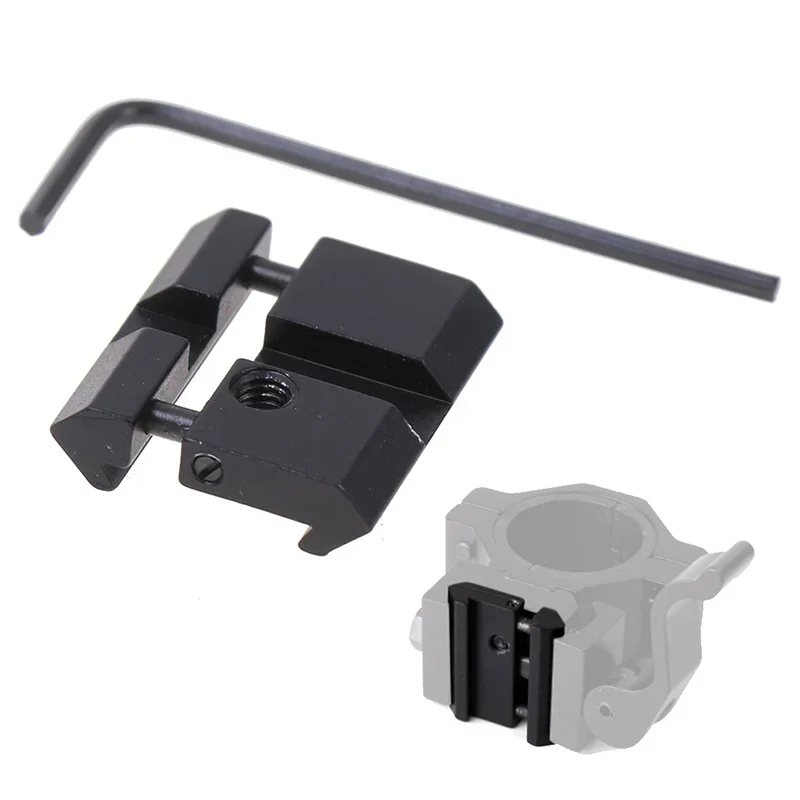 Scope Adapter Mount Base 11mm Schwalben schwanz auf 20mm Weber Picatinny Rail Mount Jagdgewehr Ring Konverter Zubehör Image