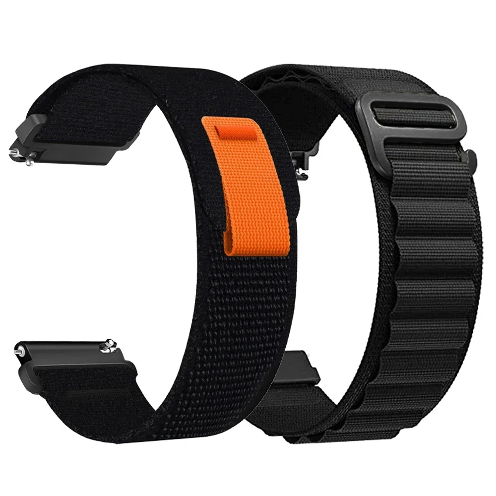 Nylon band für Samsung Galaxy Uhr 7 6 5 4 40mm 44mm klassisch/aktiv/Ausrüstung s3 Grenze 20mm 22mm Sport Loop Armband amazfit gts 3 4 Image