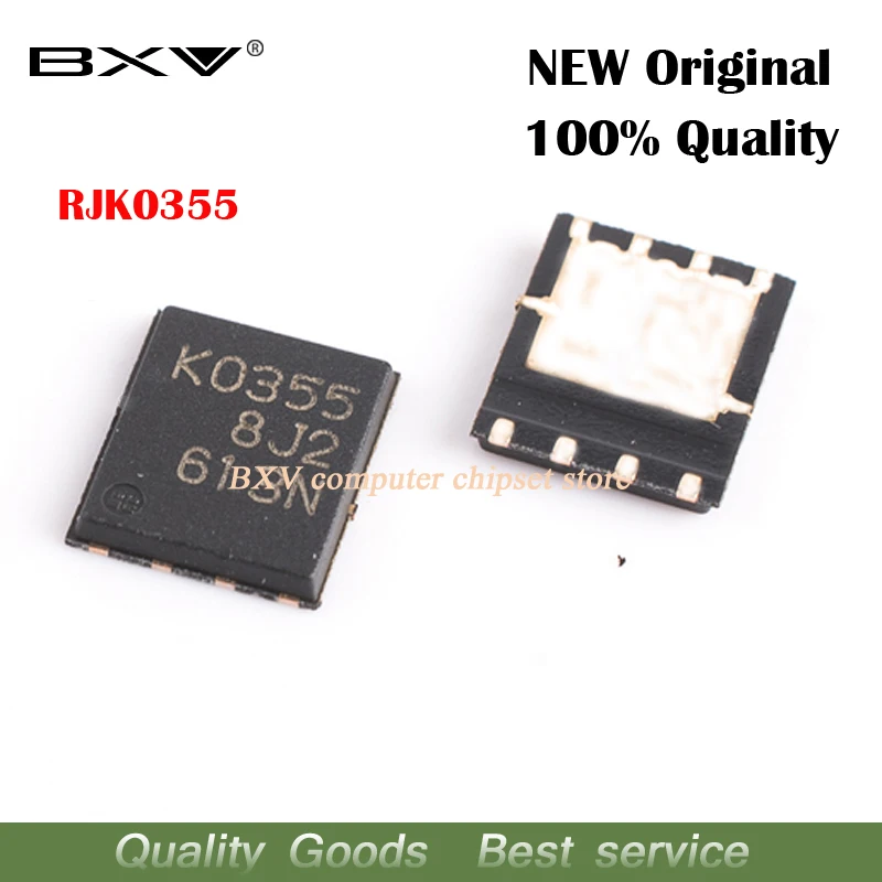 10 teile/los rjk0355dpa rjk0355 k0355 mosfet QFN-8 neues original Image
