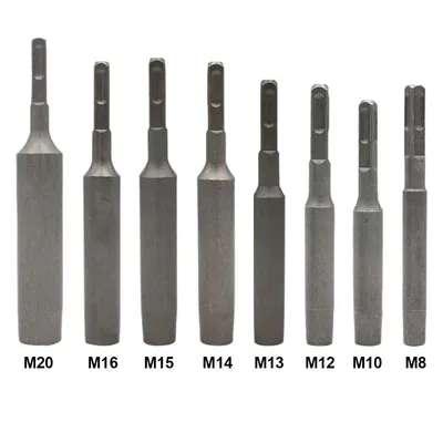 Ground Bar Controller Ground Rod Driver Tools SDS-Plus Forged Steel Drill Bit For Hammer Drill M8-M20 Hand Tools