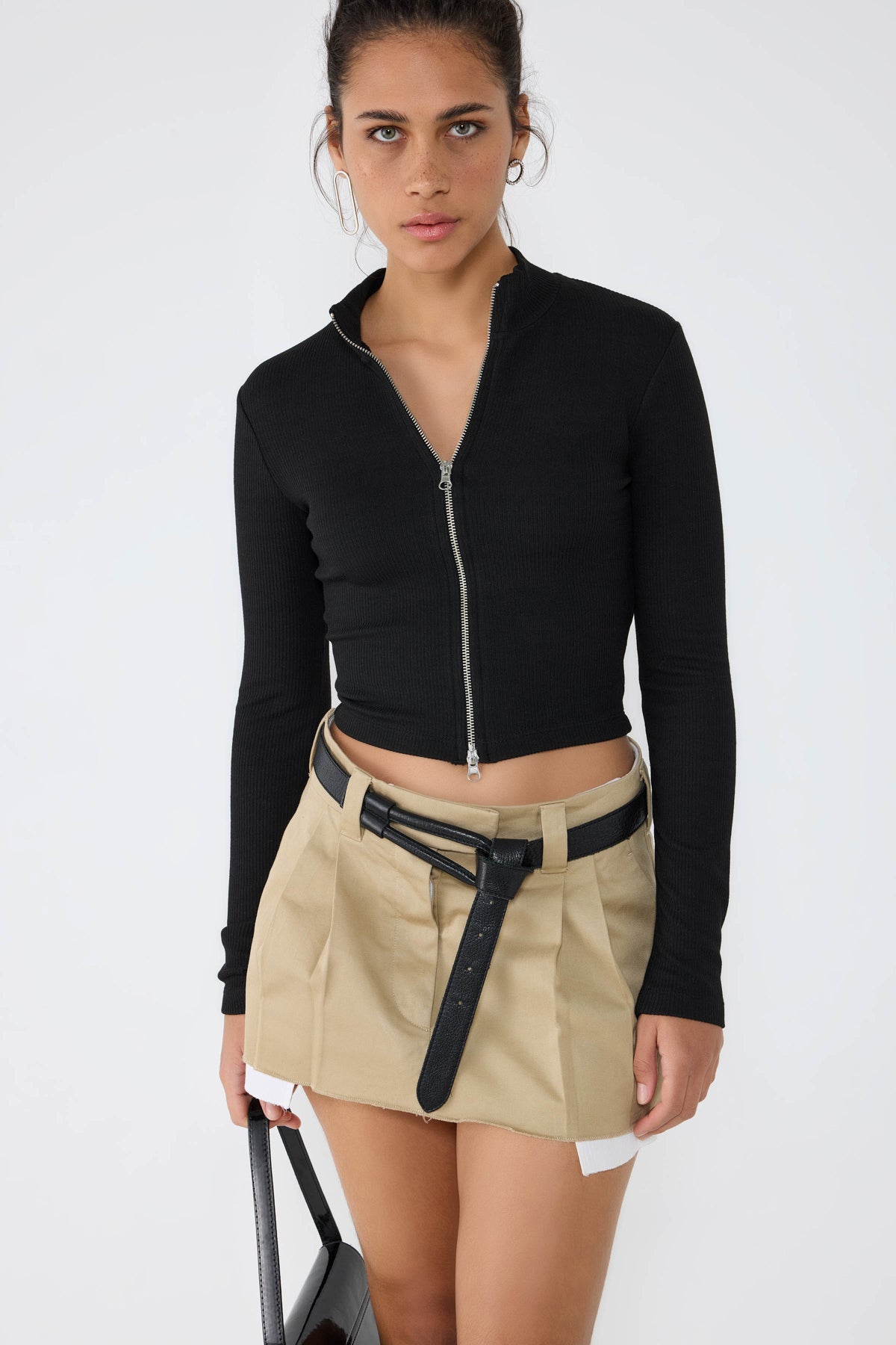 Reißverschluss-Schlankbluse Image