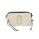 Marc Jacobs Hobo Bags - Compact Leather Snapshot Bag With Gold Brass Logo - Gr. unisize - in Weiß - für Damen