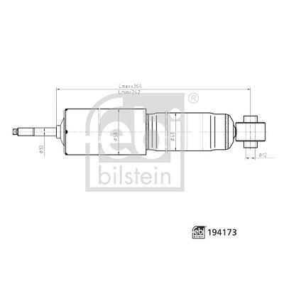 Febi Bilstein Stoßdämpfer [Hersteller-Nr. 194173] für Mazda Image