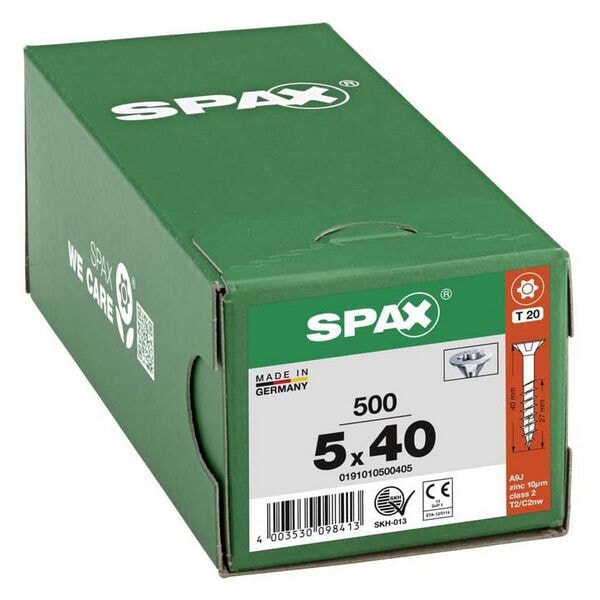 SPAX Universalschrauben T20 Senkkopf WIROX 5 x 40 mm 500 St. Image