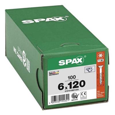SPAX Universalschrauben T30 Senkkopf WIROX 6 x 120 mm 100 St.