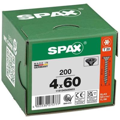 SPAX Universalschrauben T20 Senkkopf BLAX 4 x 60 mm 200 St. Image