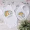 Personalized Matching Baby Bib & Romper Custom Name Animal Rainbow Printen Newborn Bibs Bodysuit Set