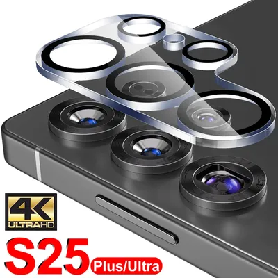Camera Lens Protector for Samsung Galaxy S25/S25 Ultra/S25 Plus HD Hardness Anti-scratch Tempered