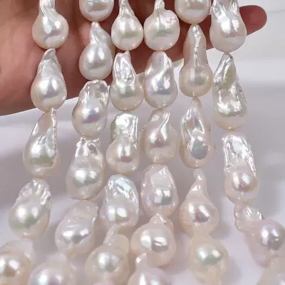 Natural Freshwater Pearl Irregular Baroque Pearl 15x20mm For Jewelry Making DIY Necklace Bracelet
