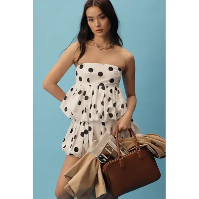 Maeve Sleeveless Babydoll Bubble Blouse