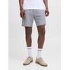 Chinoshorts JACK & JONES "JPSTACE SUMMER SHORT SRT SN", Herren, Gr. S, N-Gr, blau (faded denim detail:melange), Web, Obermaterial: 74% Baumwolle, 26% Leinen, meliert, modisch, regular fit kniefrei, Hosen, im Four-Pocket Style