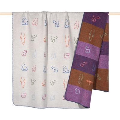 Wolldecke PAD "Dickies", bunt (multi), B:150cm L:200cm, Wohndecken, Made in Europe Image