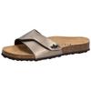 Pantolette LICO "Pantolette Bioline Clea", Gr. 39, braun, Synthetik, Schuhe
