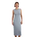 Jerseykleid MARC O'POLO "aus Organic-Cotton-TENCEL™ Modal", Damen, Gr. XXL, Normalgrößen, nordic sea, Obermaterial: 48% Modal, 47% Baumwolle, 5% Elasthan; Futter: 100% Nicht verfügbar, unifarben, figurbetont ca. Mitte Knie, Rundhals, ohne Ärmel,...