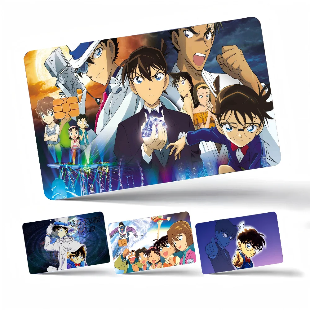 Anime Detektiv Conan Anime Aufkleber Film Haut Abdeckung für Kreditkarte Debit Bankkarte Front Image
