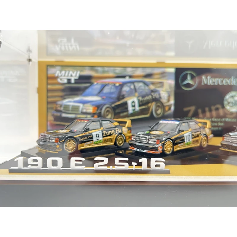 Bob 1/64 MINIGT Acryl 190E Macau Grand Prix Modellauto-Vitrine, transparente, hochwertige Vitrine für die Sammlung (ohne Auto)