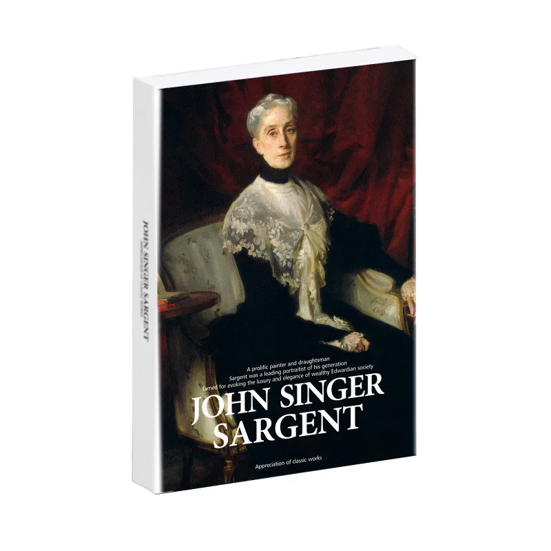 30 Stück Künstler John Singer Sargent Kunst Malerei Postkarten Vintage Geschenk Wunsch Grußkarte für DIY Nachricht Briefpapier Dekoration Image