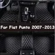 Tappetini per auto in pelle su misura per Fiat Punto 2007 2008 2009 2010 2011 2012 2013 tappeti tappeti tappetini accessori
