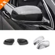 Specchietto retrovisore specchietto retrovisore per auto guarnizione per Jeep Compass Cherokee KL 2017-2021 Carbon Chrome Look Trim accessori 2 pezzi
