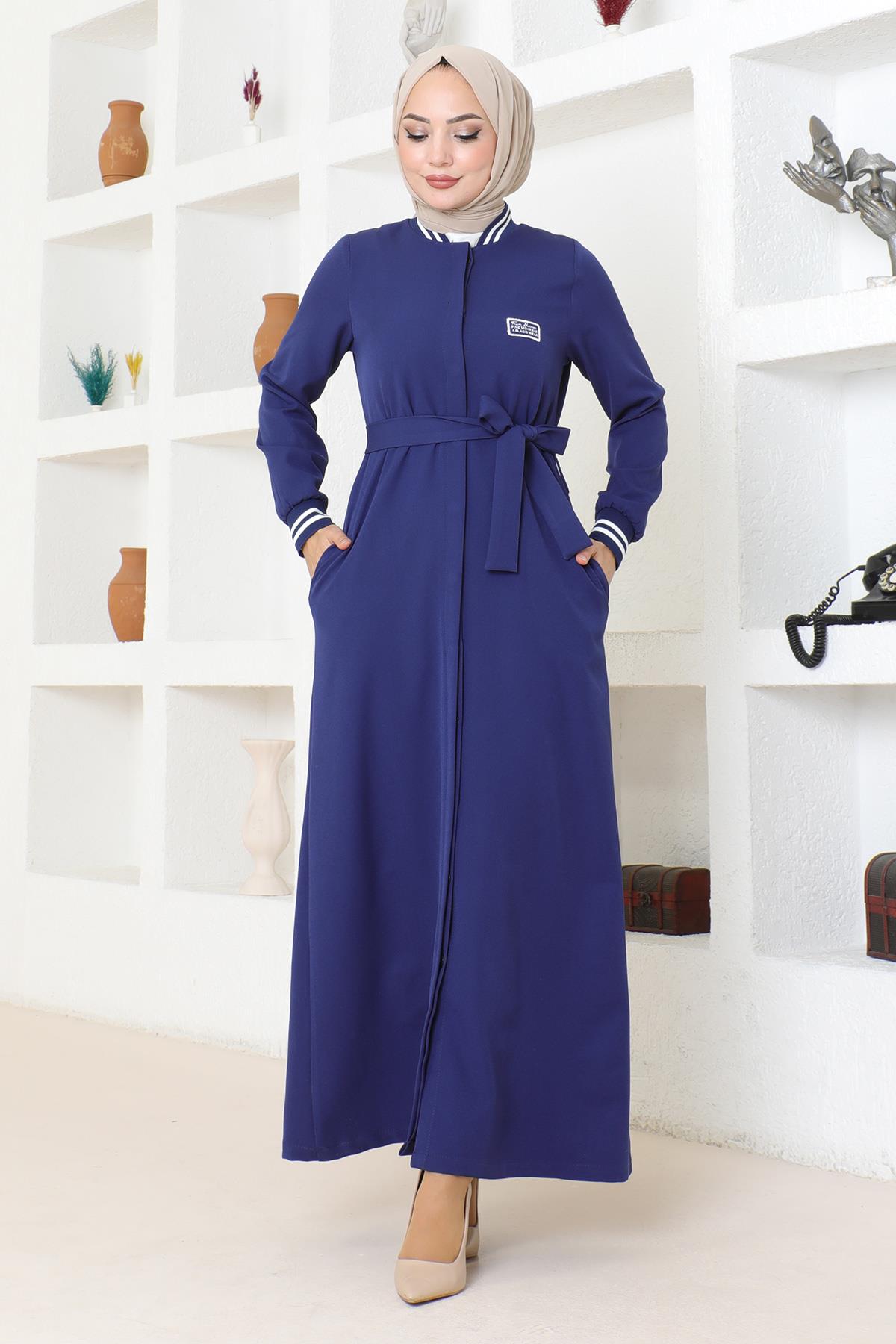 Geknöpfter Ripp-Abaya Image