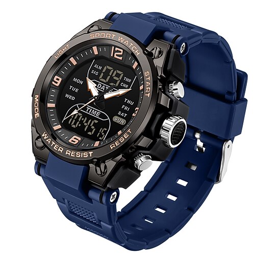 SANDA Herren taktische Militäruhren G-Style Uhr Geschenk für Mann Sportuhr Marken Luxus Analog Stoß wasserdicht 50m Quarz-Armbanduhr
