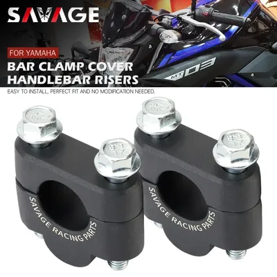 Handlebar Riser Clamp Cover For YAMAHA MT03 MT 25 15 XJR 1200/1300 XT660 R/X WR YBR 125 XSR FZS FZ16