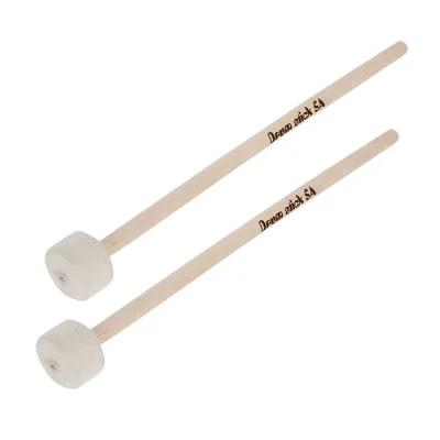 1 Pair Drum Mallet Stick Felt Head Mallet Timpani Stick Big Drum Hammer Timpani Mallet for