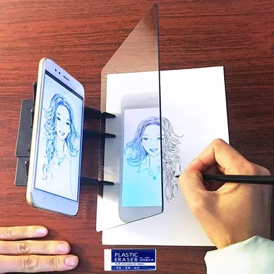 Portable Optical Tracing Board for Sketching and Painting - Clear Image Draw Board for Artists -