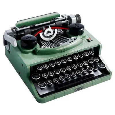 2025 creative ideas retro typewriter toy 14c40861a3cbb939 building blocks MOC building brick toy