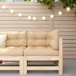 Maisonchic - Canapé d'angle de jardin, Salon de jardin, Banquette de jardin bois de pin massif