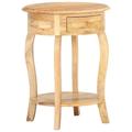 Beistelltisch 37x37x61 cm Massivholz Mango | vidaXL : Farbe - Braun