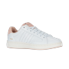 Sneaker K-SWISS "LOZAN KLUB LTH", Gr. 40, weiß, cameo rose, snow weiß, Leder, sportlich, Schuhe