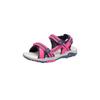Sandale KANGAROOS "K-Leni", Gr. 39, daisy pink, dk navy, Synthetik, Textil, sportlich, Schuhe