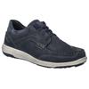 Sneaker JOSEF SEIBEL "Enrico 25", Herren, Gr. 44, blau (indigo, kombi), Leder, casual, Schuhe, Schnürschuh, Komfortschuh, Freizeitschuh mit Wechselfußbett