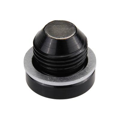 APA/URO Parts Oil Drain Plug Aluminum Black Magnetic Plug, Limited lifetime Warranty 90021900930PRM