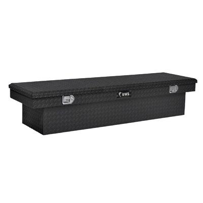 UWS Truck Tool Box Aluminum Powdercoated Matte Black Diamond Plate Standard Series, nan, EC10513